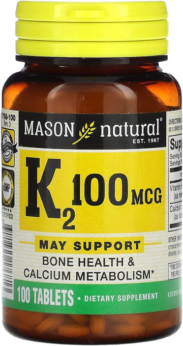 Mason Natural Vitamin K2 100 Mcg
