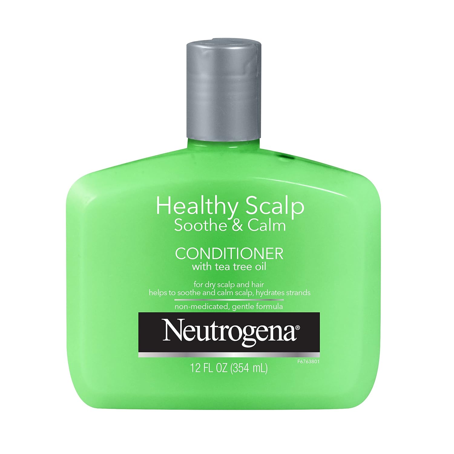 Neutrogena Tea Tree Oil Conditioner - Soothing & Calming For Healthy, Moisturized Hair & Scalp, Ph-Balanced, Paraben-Free, Phthalate-Free, Safe For Color-Treated Hair, 12 Fl Oz