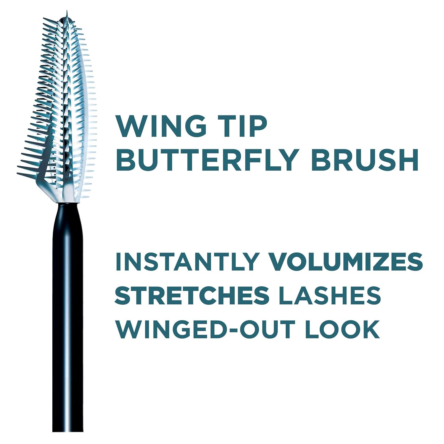 L'Oreal Paris Voluminous Butterfly Mascara, Washable, Blackest Black, 0.22 Fl. Oz., 1 Count : Loreal Butterfly Mascara : Beauty & Personal Care