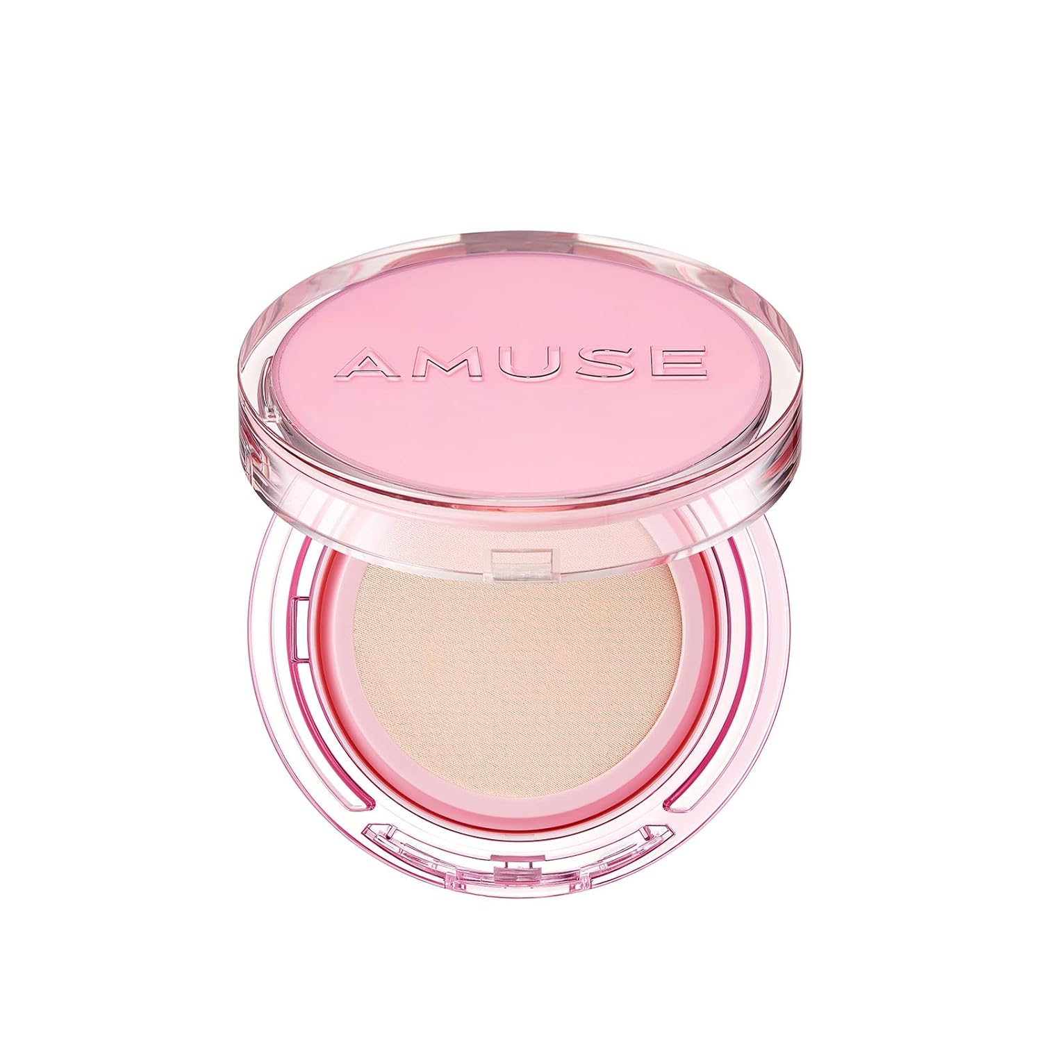 Amuse Seoul Dew Power Vegan Cushion [Refill] 02 Healthy | Beige | Dewy, Glow, Long-Lasting, Double Coverage, Clean Beauty, Lightweight, Natural Look, Foundation For Sensitive Skin, Hydrating Cushion
