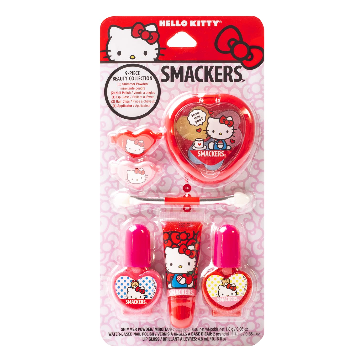 Lip Smacker Sanrio Hello Kitty Makeup Set for Kids Color Collection