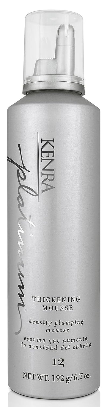 Kenra Platinum Thickening Mousse 12 | Volumizing Styler | Adds Fullness & Body | Humidity Protection Up To 48 hours | Desity Plumping up tp 150% | Thermal Protection | All Hair Types