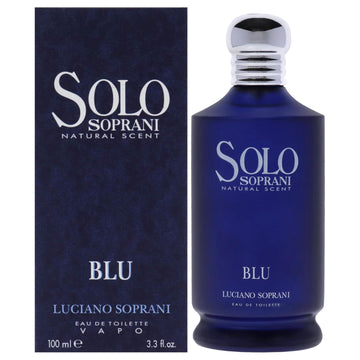 Solo Blu Eau De Toilette Spray, 3.4 Ounce