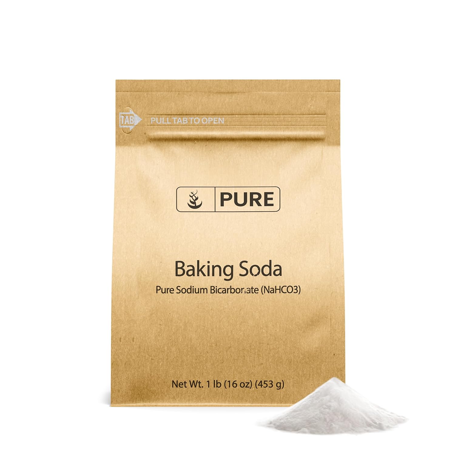 Pure Original Ingredients Sodium Bicarbonate (Baking Soda) (1 Lb) Eco-Friendly Packaging, Always Pure, No Fillers Or Additives