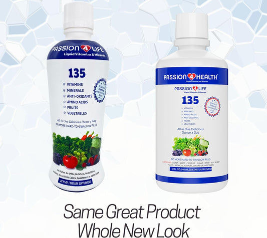 Mega Liquid Multivitamins, Trace Minerals, Amino Acids, Turmeric For Adults, Men, Women, Teens, Kids, Non-Gmo, No Soy, No Dairy
