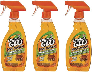 Glo 640823841079 (Pack of 3) Wood Furniture 2-in-1 Clean and Polish, 48 Fl Oz total