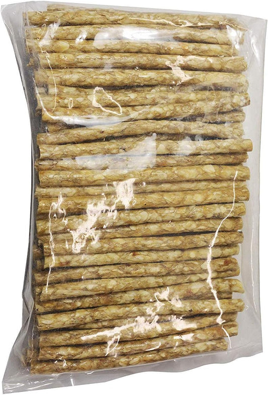 Cadet Premium Grade Beef Hide For Dogs, Long Lasting Rawhide Munchy Sticks, Single Ingredient Dog Chews, Peanut Butter Flavor, 5 Inch (100 Count)
