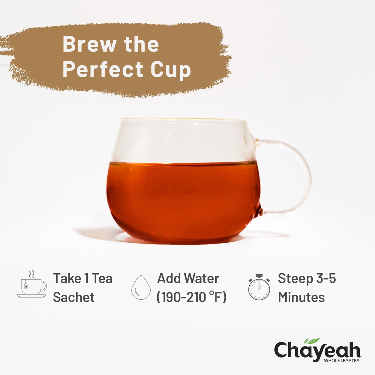 Chayeah, The Rock Oolong, Authentic Wuyi Rock Oolong Tea, Whole Leaf Tea Bag, Usda Organic, Caffeinated (16 Pyramid Tea Sachets)