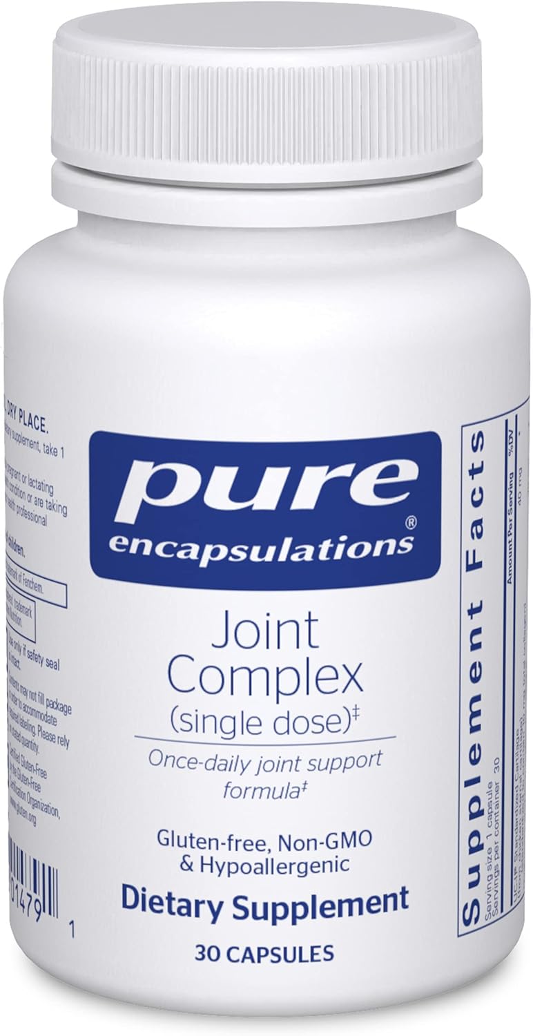 Pure Encapsulations Joint Complex (Single Dose) | Once-Daily Supplement To Support Joint Mobility, Comfort, Tissue, And Cartilage Health* | 30 Capsules