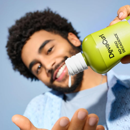 Devacurl No-Poo Decadence Zero Lather Cleanser For Ultra-Rich Moisture |Nourished | Bouncy | Shiny | All Curl Types
