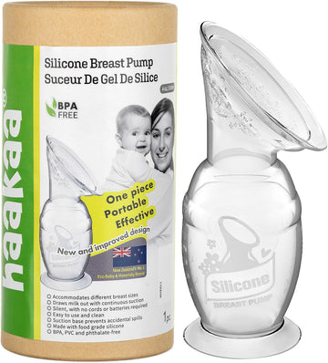 haakaa Gen.2 Manual Breast Pump 100ml/4oz - Innovative Suction Base Desigh