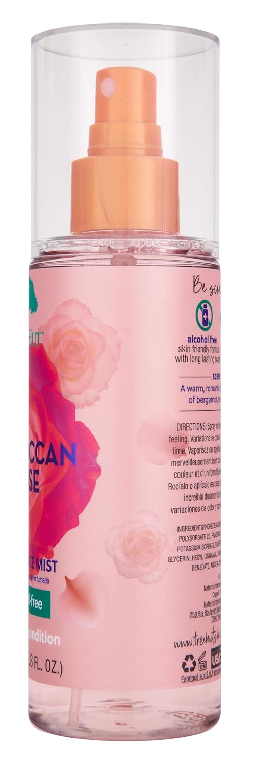 Tree Hut Moroccan Rose Fragrance Mist | Spritz On For A Refreshed Feel Or Layer With Your Favorite Scents | Versatile Body Spray | 6 Fl Oz