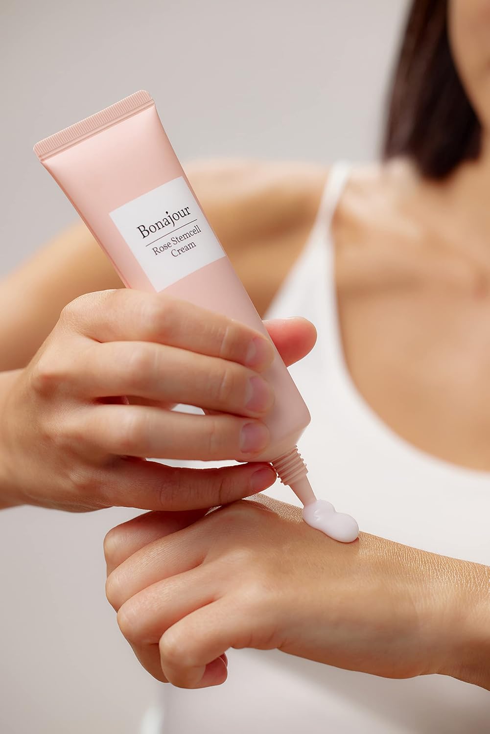 Bonajour] Rose Stem Cell Cream, Moisturizing Vegan Cream 1.69 Fl.Oz : Beauty & Personal Care