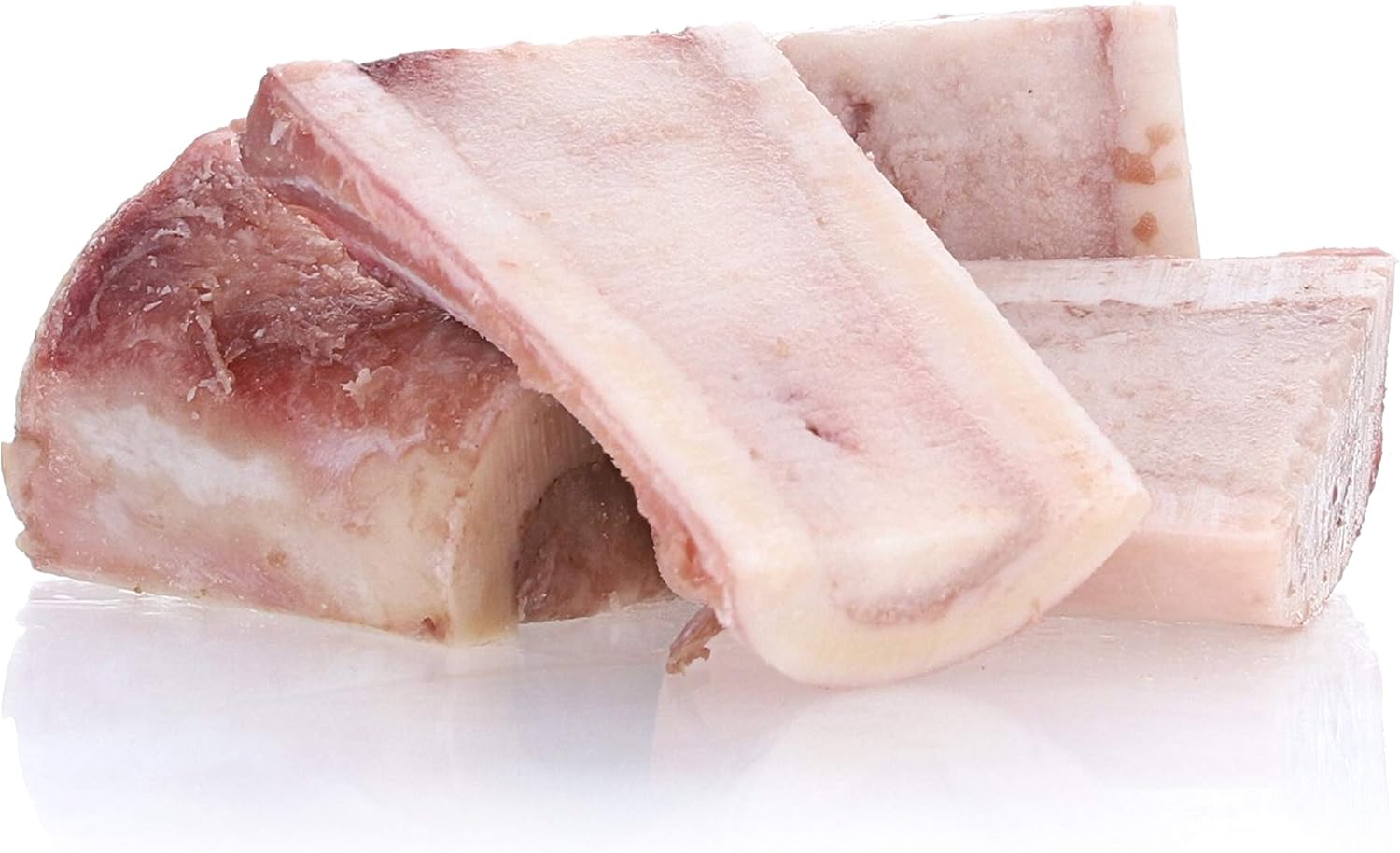Raw Paws Beef Marrow Bones For Dogs - Split, 2 Inch, 48-Ct - Made In Usa Raw Frozen Bones For Dogs - Raw Meaty Dog Bones For Small Dogs - Frozen Dog Bones - Split Beef Marrow Bones Dogs Raw