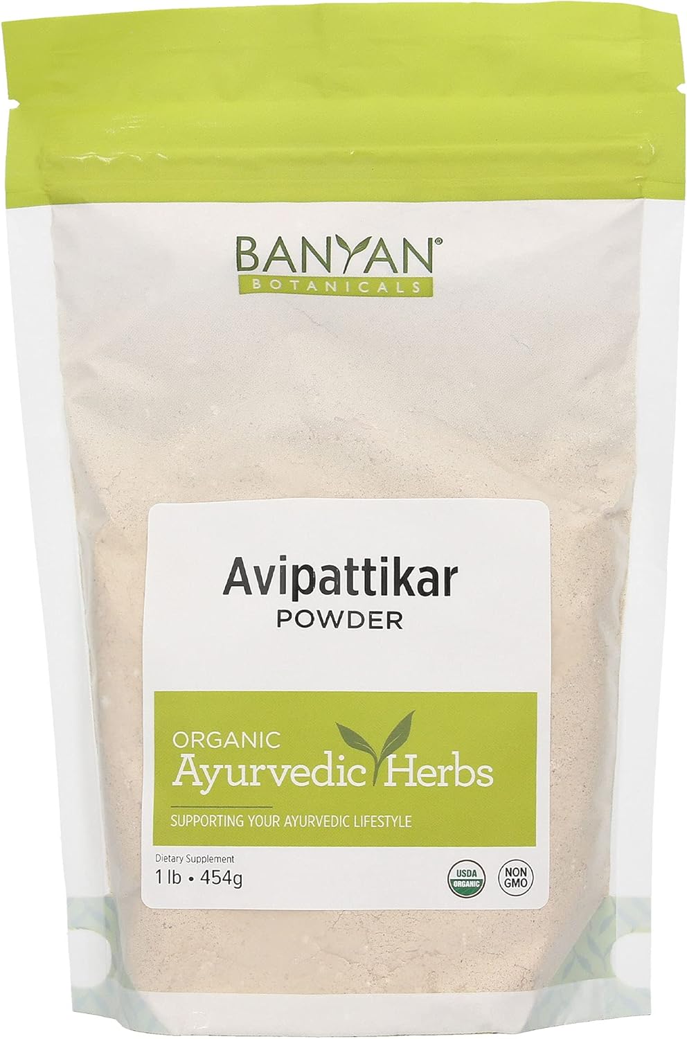 Banyan Botanicals Avipattikar Powder – Organic Avipattikar with Clove ower, Cardamom Seed & Vidanga ­­– for Supporting Smooth Digestion & a Calm Stomach – . – Non-GMO Sustainably Sourced Vegan