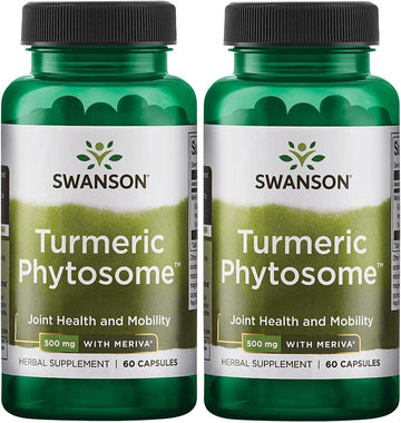 Swanson Turmeric Phytosome With Meriva 500 Milligrams 60 Capsules 2 Pack
