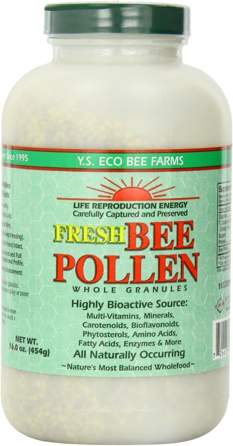 Fresh Bee Pollen Whole Granules - 16 oz. - Granules