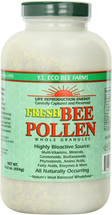 Fresh Bee Pollen Whole Granules - 16 oz. - Granules