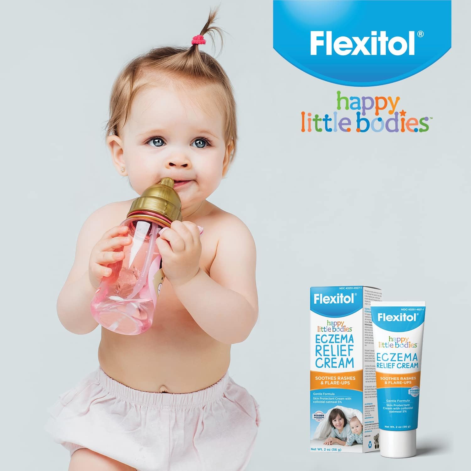 Flexitol Happy Little Bodies Eczema Relief Cream 2oz : Health & Household