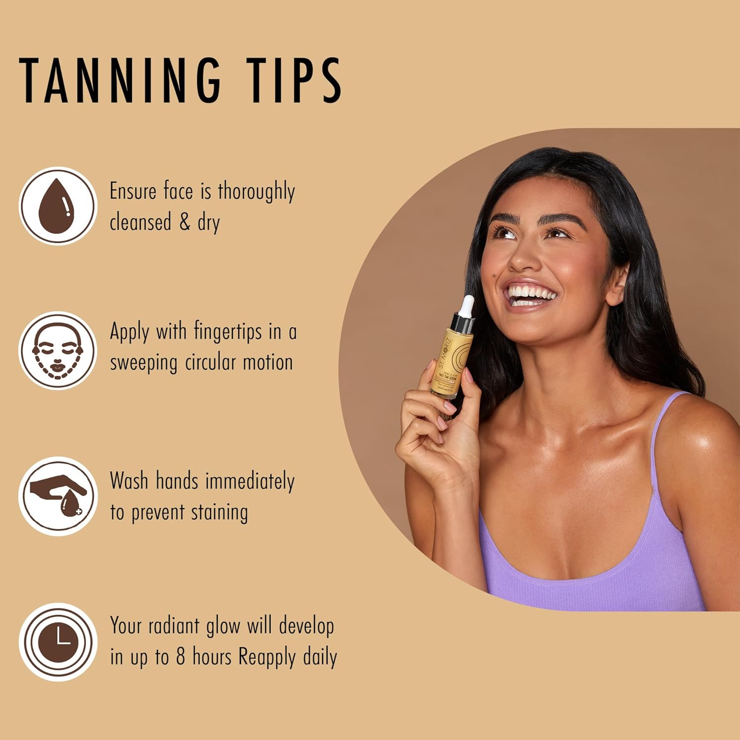 St Moriz Professional Prime & Glow Face Tan Serum | Hydrating 2-in-1 Self Tan Face Serum & Makeup Primer With Hyaluronic Acid | Dewy & Natural Buildable Fake Tan | Vegan & Cruelty Free | 25ml : Amazon.co.uk: Beauty