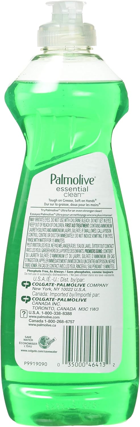 Colgate Palmolive Liquid Dish Soap Original Scent, Green, 12.6 Fl Oz : Everything Else