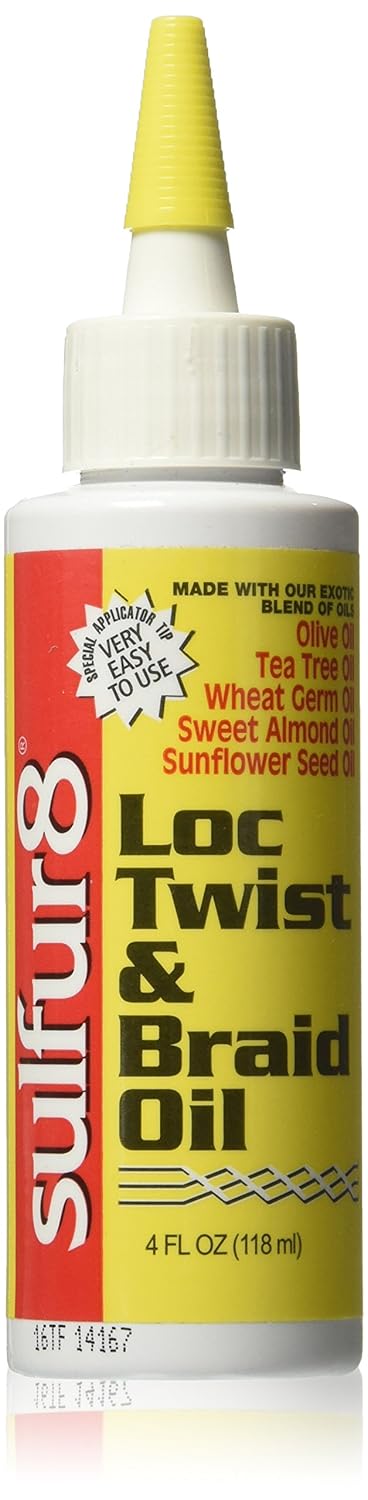 Sulfur 8 Loc Twist And Braid Oil, 4 Ounce : Beauty & Personal Care