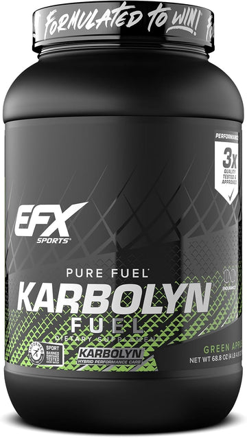 Efx Sports Karbolyn Fuel | Fast-Absorbing Carbohydrate Powder | Carb Load, Sustained Energy, Quick Recovery | Stimulant Free | 39 Servings (Neutral)