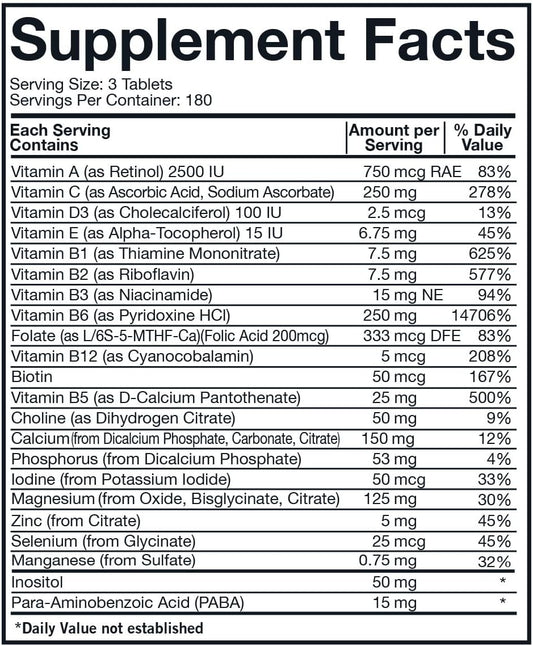 Kirkman - Super Nu-Thera - Caplets 540 - Tablets