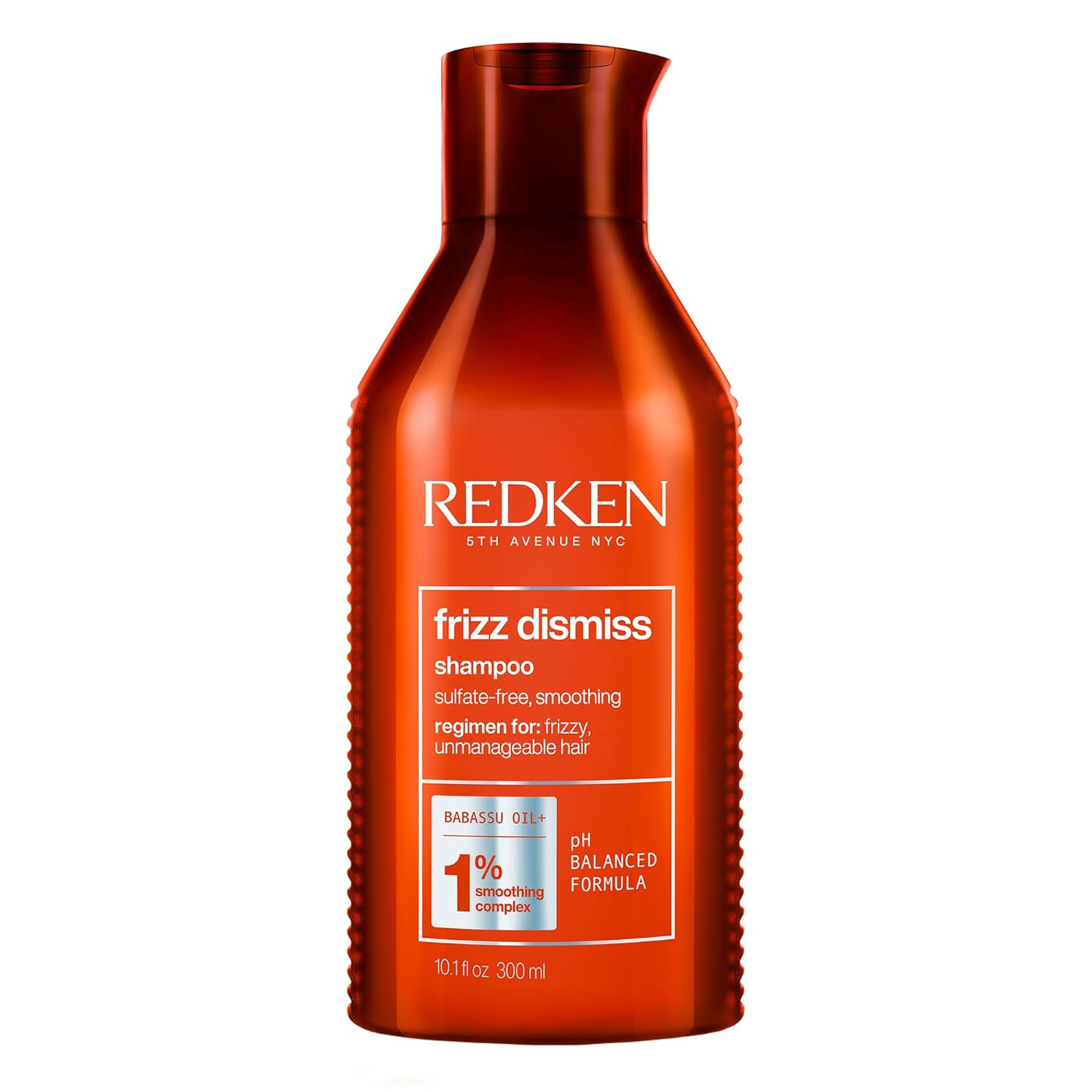 Redken Frizz Dismiss Shampoo | Anti Frizz Shampoo With Humidity Protection | Gently Cleanses, Smooths, And Adds Shine | Weightless Long-Lasting Frizz Control | For Frizzy Hair | Sulfate Free