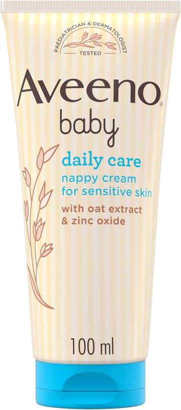 Aveeno Baby Daily Care Barrier Cream 100Ml, Nappy Cream, Suitable For Newborn Baby Sensitive Skin (Pack Of 2)