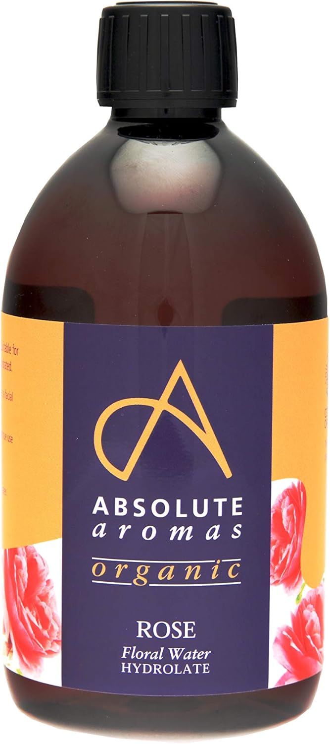 Absolute Aromas Certified Organic Bulgarian Rose Water 100ml - Pure, Natural, Nourishing and Hydrating Facial Toner Spray - Suitable for All Skin Types - Glass Bottle with Spray Top : Amazon.co.uk: Beauty