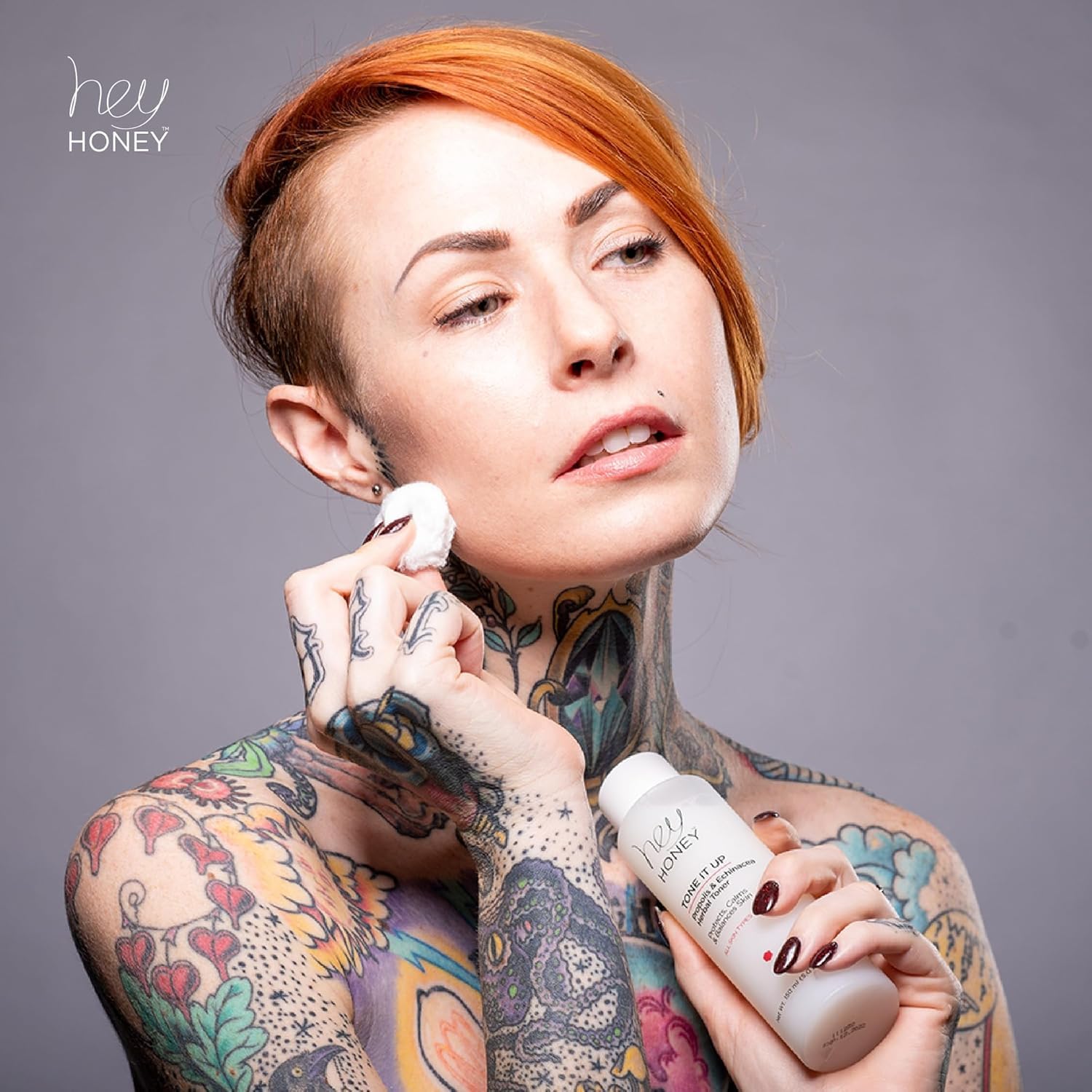 Hey Honey Tone It Up Facial Toner With Propolis Echinacea & Niacinamide | Soothes Skin Redness Hydrates & Restores Skin Barrier | Alcohol-Free Toner For Sensitive & Rosacea-Prone Skin | 5.0 Oz : Beauty & Personal Care