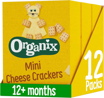 Organix Farm Animal Biscuits, Organic Toddler Snack, 12+ Months, 100 G (Pack Of 5)