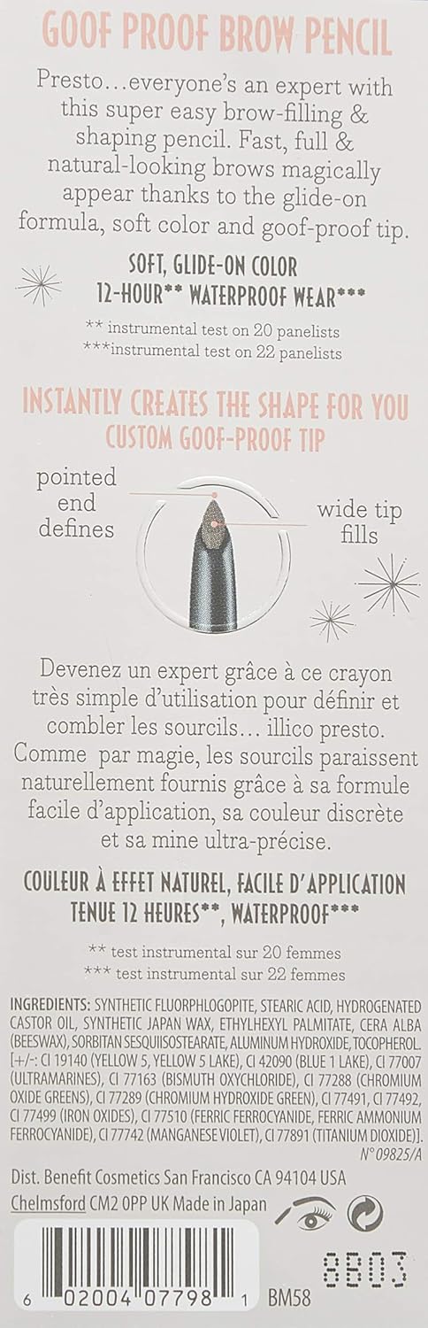 BENEFIT GOOF PROOF BROW PENCIL 03 MEDIUM