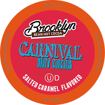 Brooklyn Beans Carnival Chocolate Salted Caramel Hot Cocoa Pods, Compatible With K Cup Brewers Including 2.0, 40 Count