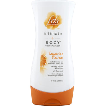 Fds Feminine Hygiene Wash For Gentle Cleansing, Tangerine Blossom, 10 Ounce