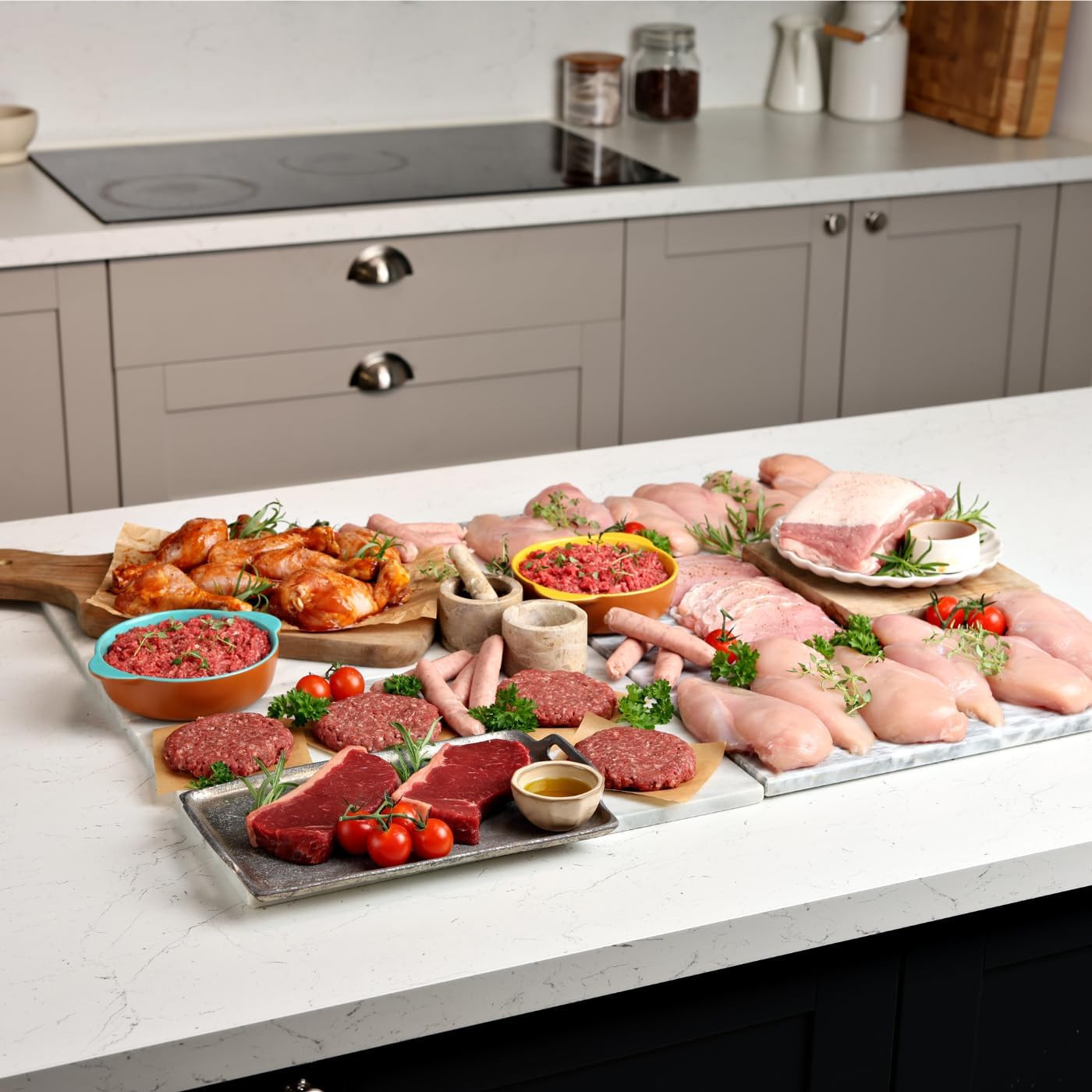 MuscleFood 42-Meal Family Hamper | High Protein Meat Bundle (6.25kg) | Lean Chicken, Beef, Pork | Bulk Meal Prep & Freezer Filler : Amazon.co.uk: Grocery