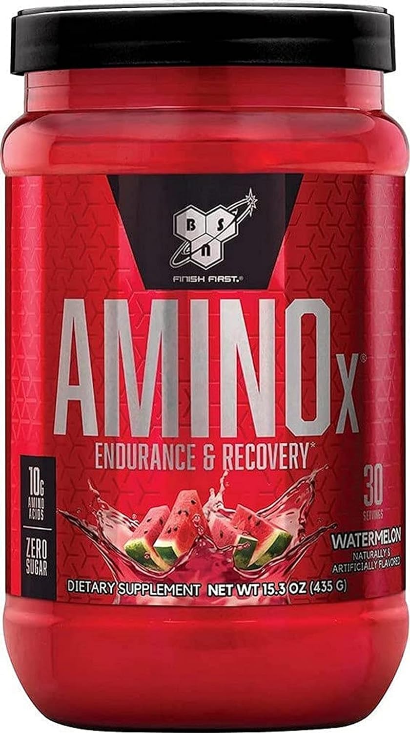 BSN Amino X Muscle Recovery & Endurance Powder with BCAAs, Intra Worko