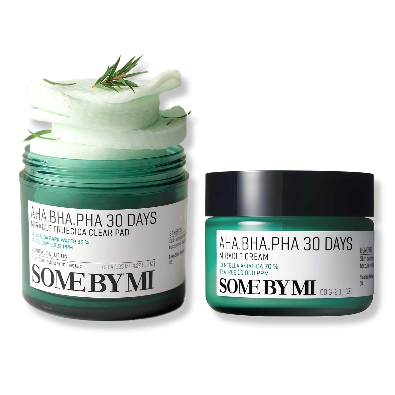 Some By Mi Aha Bha Pha 30 Days Miracle Cream + Miracle Truecica Clear Pad