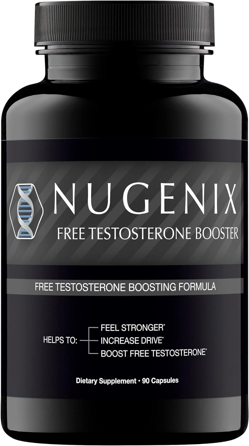 Nugenix Free Testosterone Booster Supplement for Men, 90 Count
