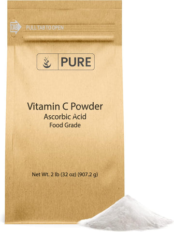 Pure Original Ingredients Vitamin C Powder (2 Lb) Ascorbic Acid, Non Gmo, Dietary Supplement