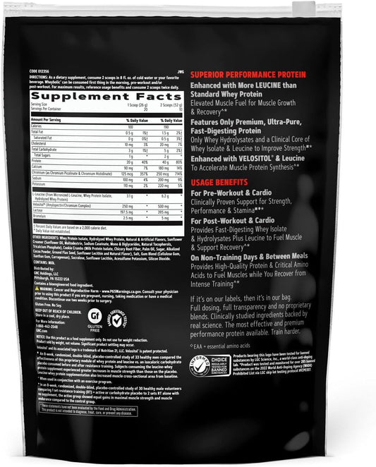 Gnc Amp Wheybolic Protein Powder | Targeted Muscle Building And Workout Support Formula | Pure Whey Protein Powder Isolate With Bcaa | Gluten Free | Cookies And Cream | 10 Servings