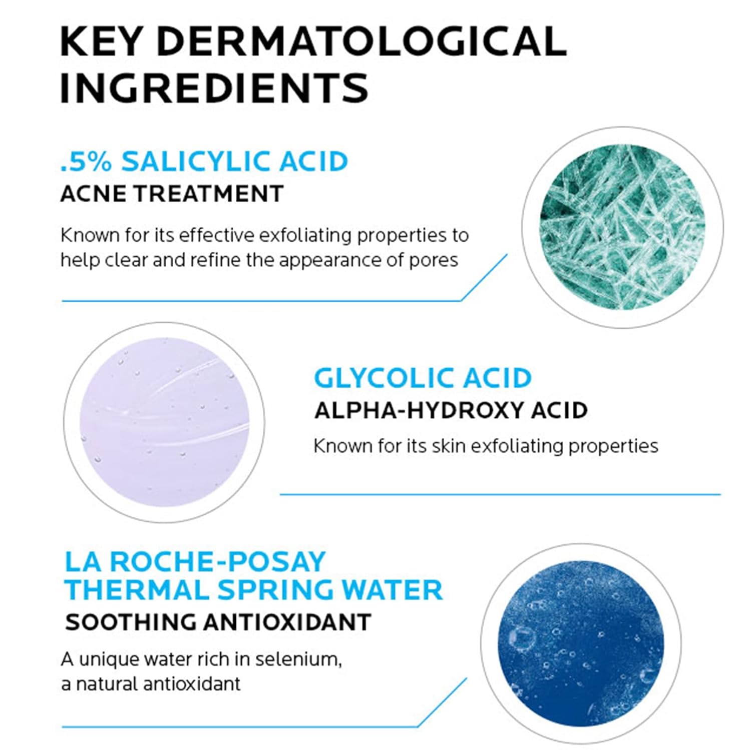La Roche-Posay Effaclar Clarifying Solution Acne Toner With Salicylic Acid And Glycolic Acid, Pore Refining Oily Skin Toner, Gentle Exfoliant To Unclog Pores And Remove Dead Skin Cells : Beauty & Personal Care