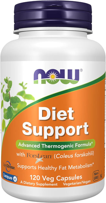 Now Foods Supplements, Diet Support With Forslean® (Coleus Forskohlii), 120 Veg Capsules