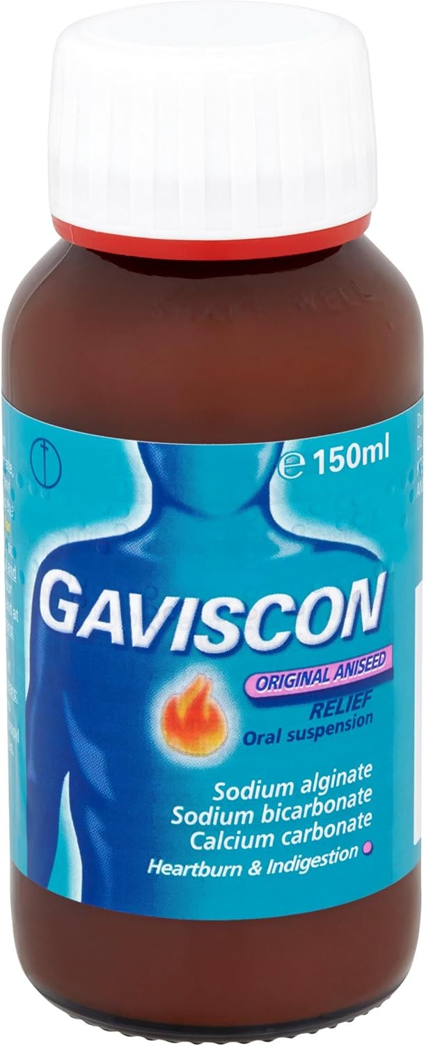 Gaviscon Liquid Heartburn and Indigestion Relief, 150ml : Amazon.co.uk: Health & Personal Care