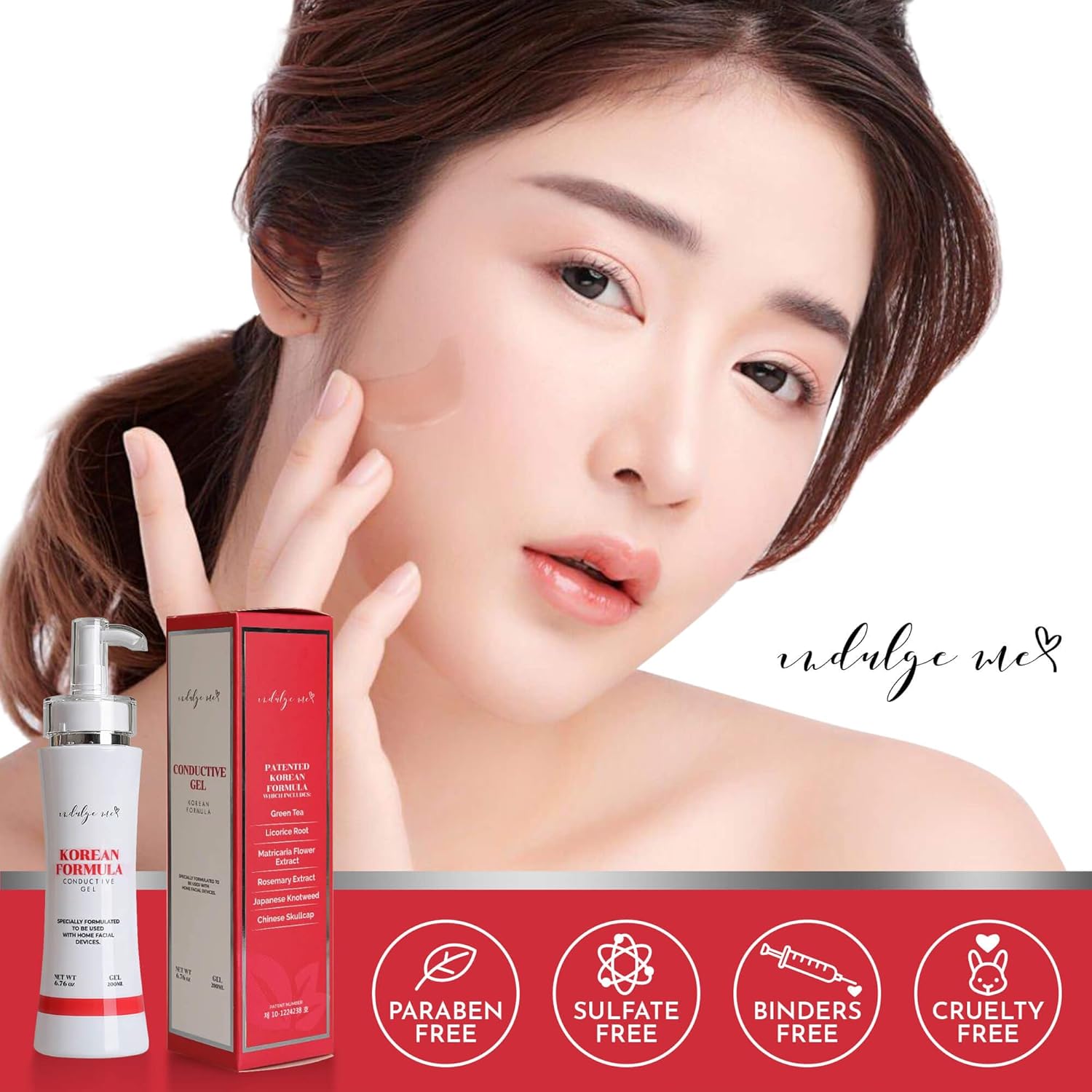 Conductive Gel – Korean Formula Patented, This Gel Primer can be Use as a Face Mask too, Nutrient Dense Ingredients, Collagen, Many Extracts Imported from Korea. Perfect for Your Microcurrent Device : Beauty & Personal Care