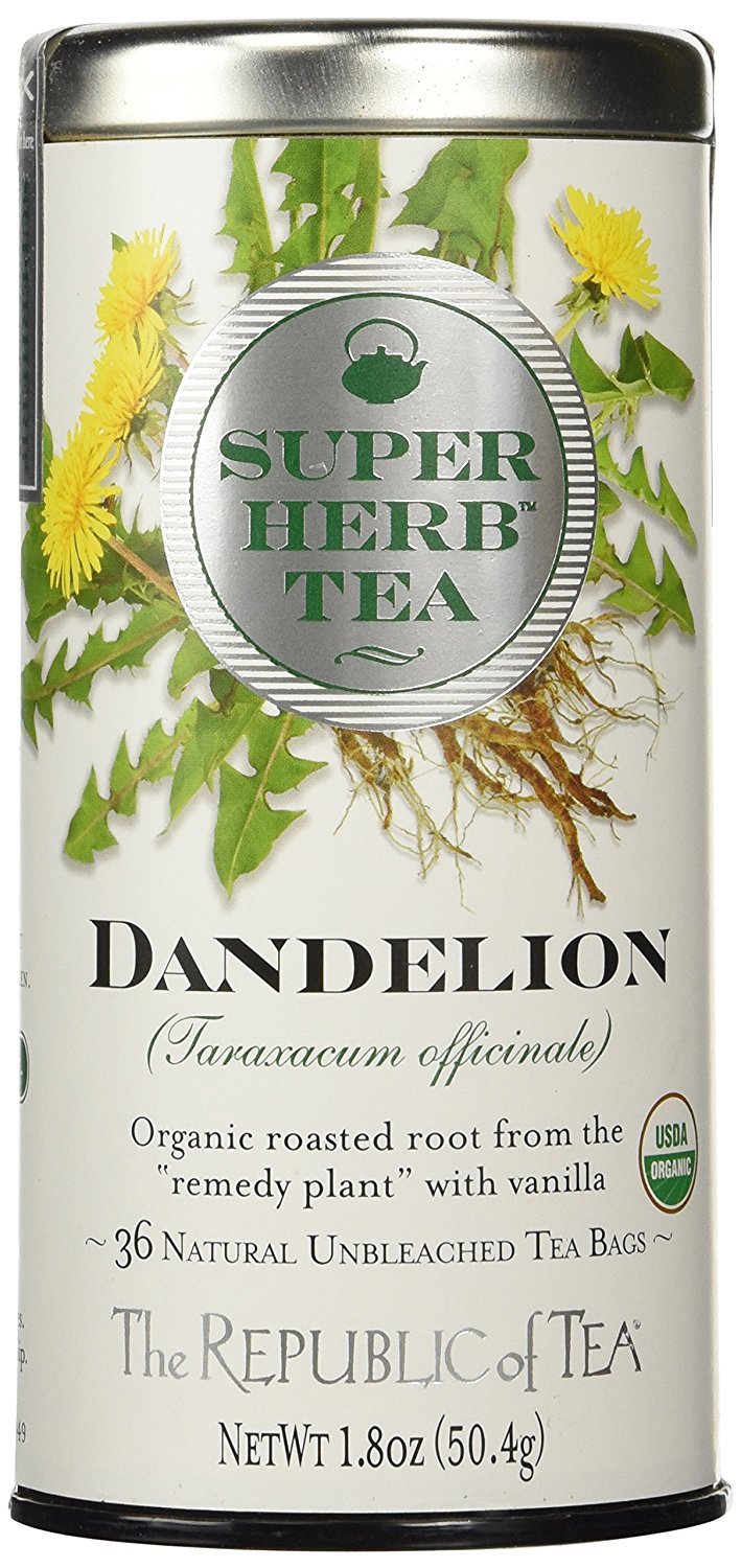 Republic Of Tea Organic Dandelion Superherb Tea Bags, 36 Ct