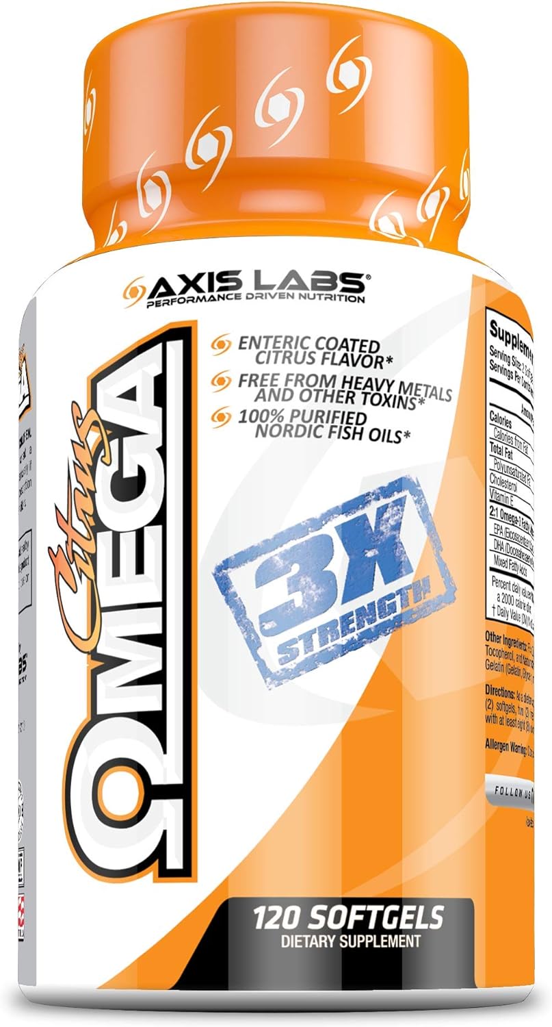 Axis Labs | Purified Omega Fish Oil | Mineral Supplement | Essential B