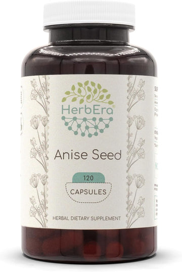 Anise Seed 120 Capsules, 500 Mg, Anise (Pimpinella Anisum) Dried Seed (120 Capsules)