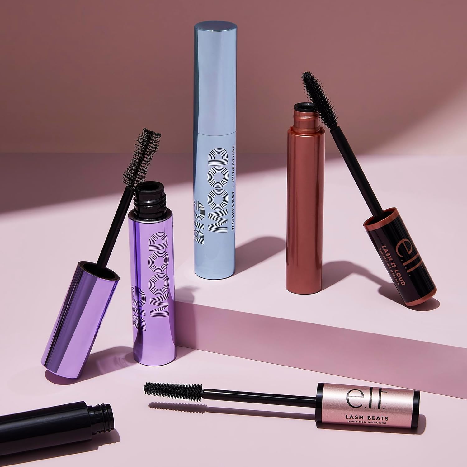 e.l.f. Big Mood Mega Volume & Lifting Waterproof Mascara, Bold Volume & Lift, Creates Long-Lasting Voluminous Lashes, Black, 1.1 Oz (10mL) : Amazon.co.uk: Home & Kitchen